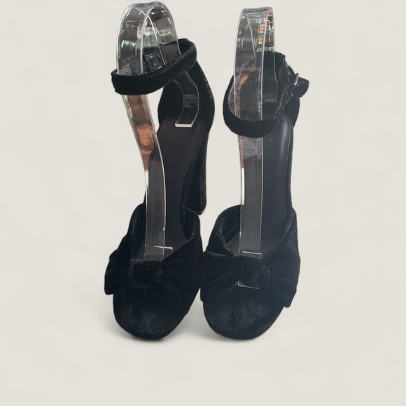 JOIE  Velvet Platform Heels - Picture 2 of 8